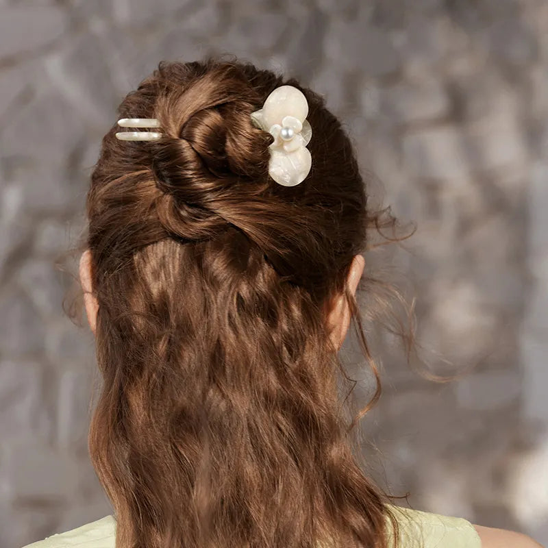 Eloise Butterfly Orchid Hair Pin - EVITA PERONI OFFICIAL