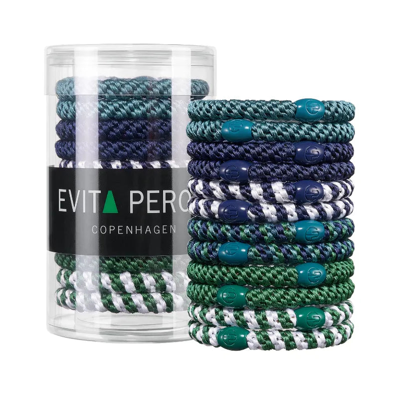 Roxanne Thick Hair Tie Pony Elastic Ponytail Holder (12 pcs) - EVITA PERONI OFFICIAL