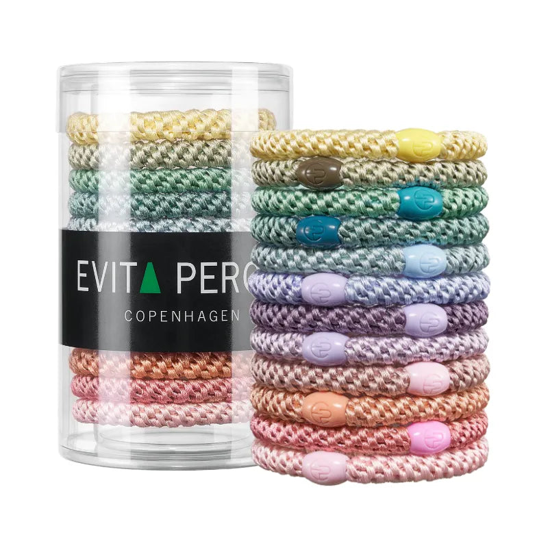Roxanne Thick Hair Tie Pony Elastic Ponytail Holder (12 pcs) - EVITA PERONI OFFICIAL