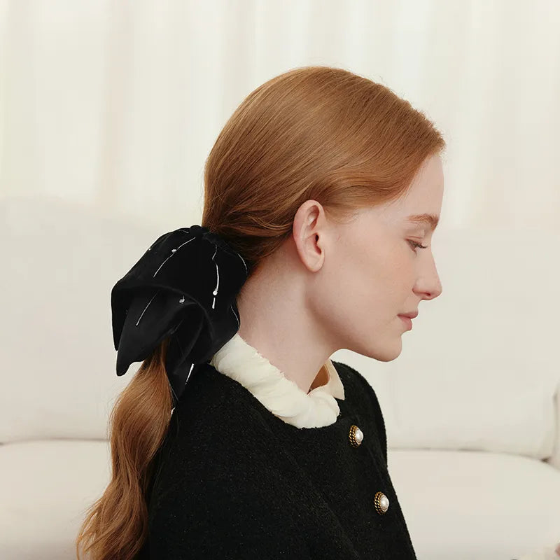 Claire Velvet Large Scrunchi