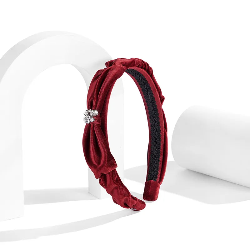Esme Bow Velvet Headband