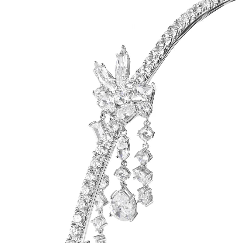 Tessa Crystal Tassel Headband