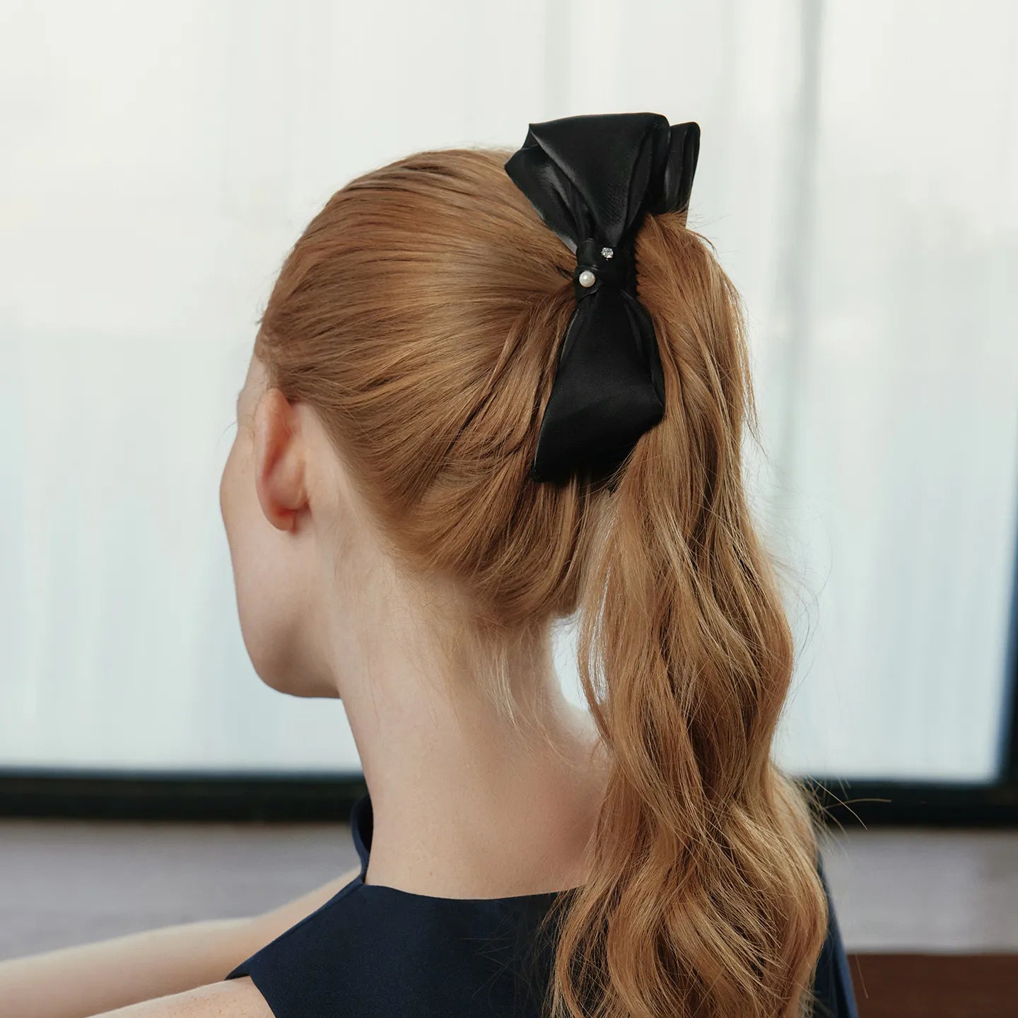 Trinity Bow Style Ponytail Banana Clip - EVITA PERONI OFFICIAL