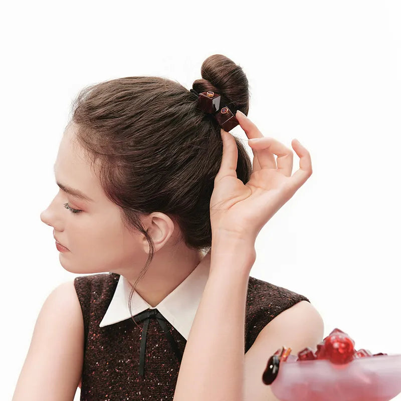 Sugar Cubes Abigail Crystal Hair Tie Pony Elastic