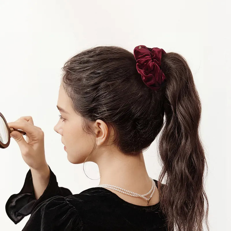 Velvet Whispers Large Scrunchi