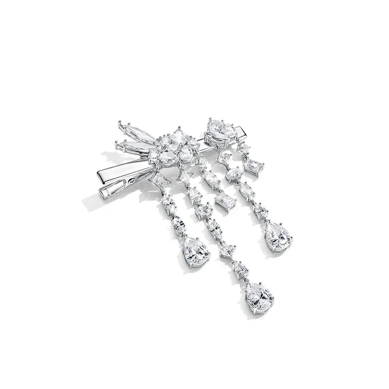 Tessa Crystal Pelican Jaw Clip