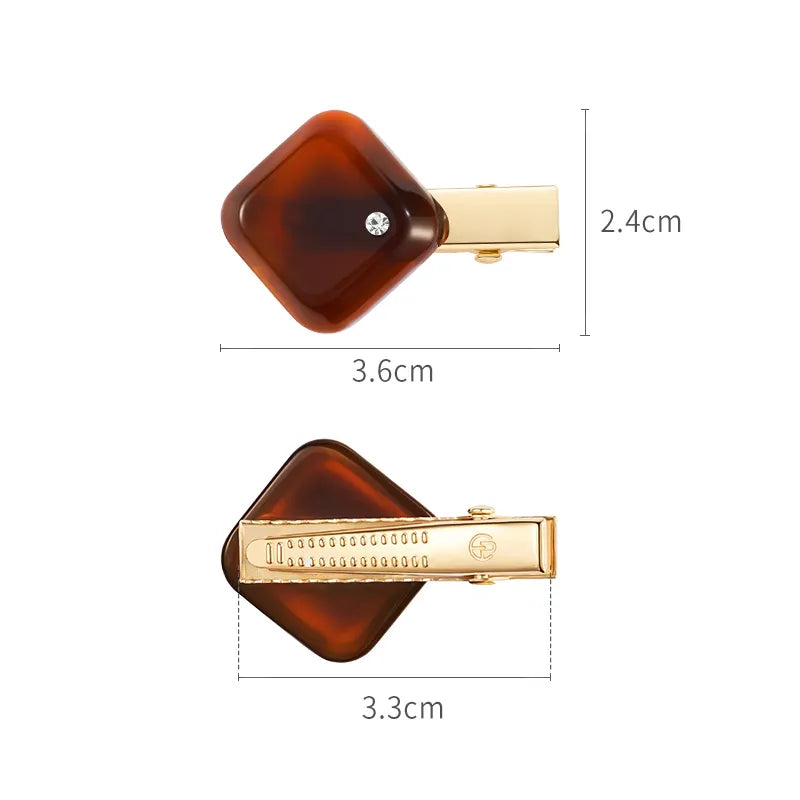 Chocolate Fantasia Juniper Pelican Jaw Clip - EVITA PERONI OFFICIAL