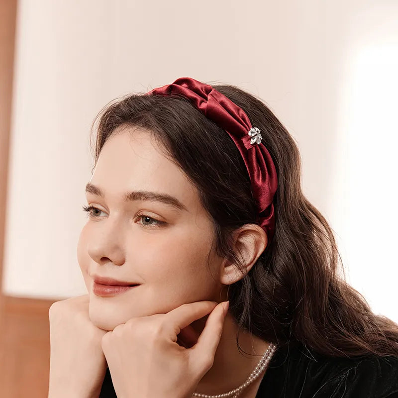 Esme Bow Velvet Headband