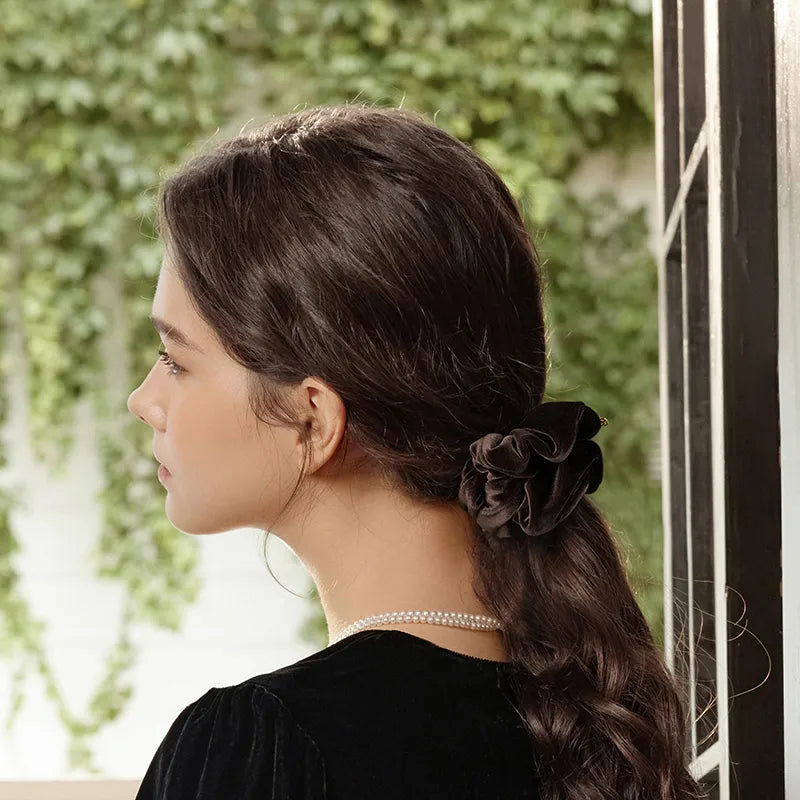 Velvet Whispers Large Scrunchi