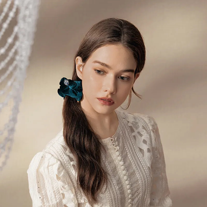 Joanne Velvet Large Scrunchie