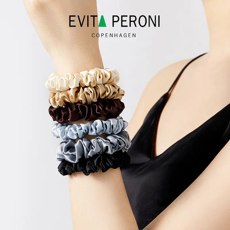 Silvia Silk Small Scrunchies