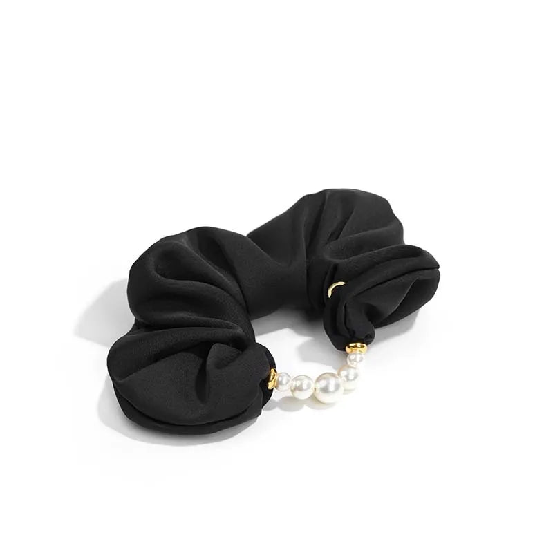 Retro Pearl Large Scrunchie - EVITA PERONI OFFICIAL