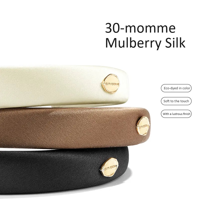 Mina Mulberry Silk Wide Headband