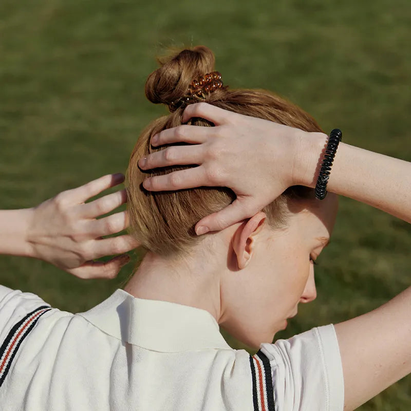 Zephyrine Jelly Spiral Hair Ties (6 pcs) - EVITA PERONI OFFICIAL