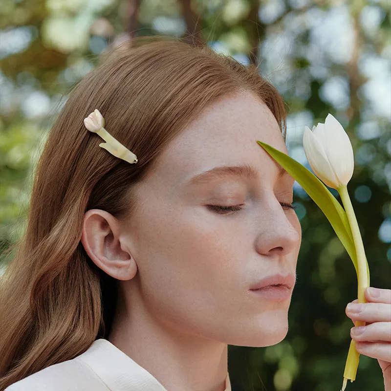 Afternoon Tulips Bobby Pin - EVITA PERONI OFFICIAL