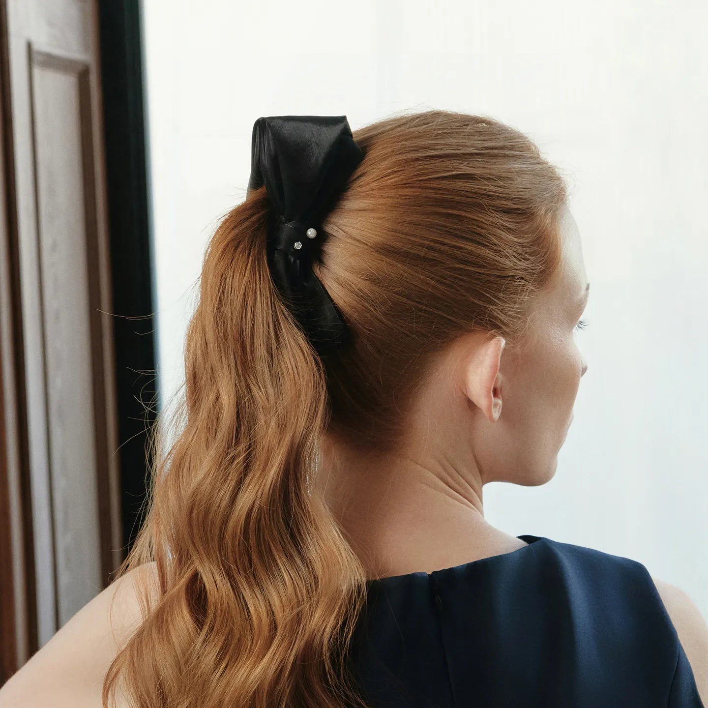 Trinity Bow Style Ponytail Banana Clip - EVITA PERONI OFFICIAL
