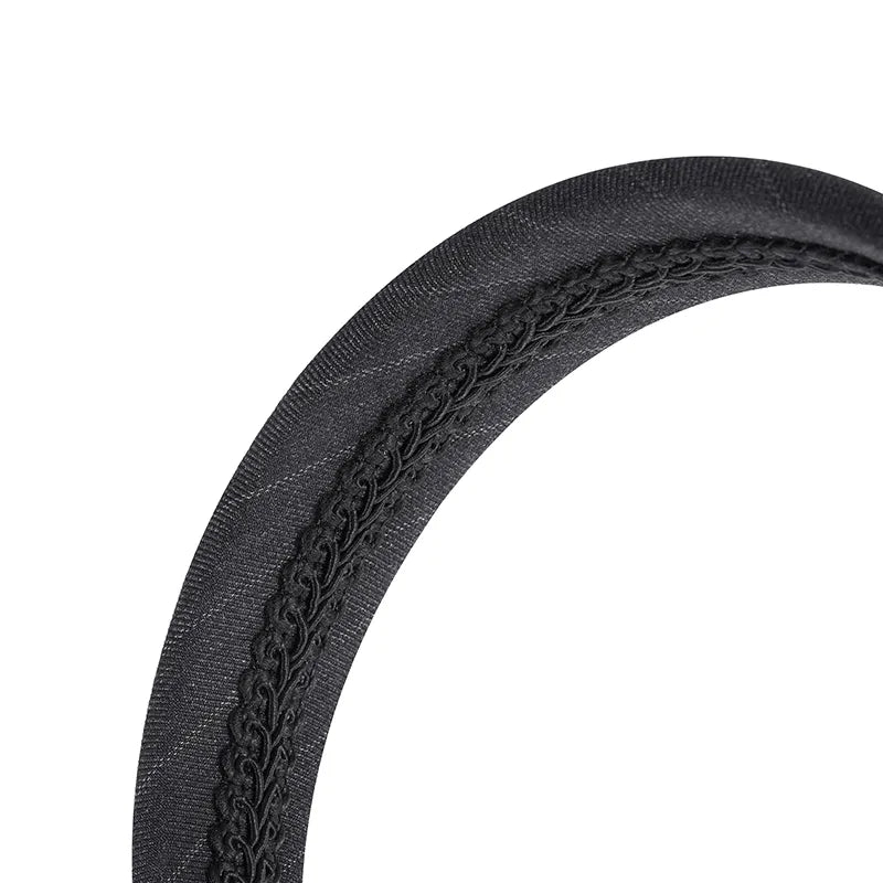 Maeve Gray Palette Headband in Suiting Fabric