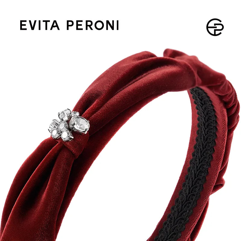 Esme Bow Velvet Headband