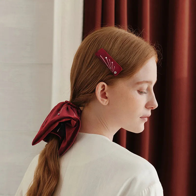 Claire Velvet Large Scrunchi