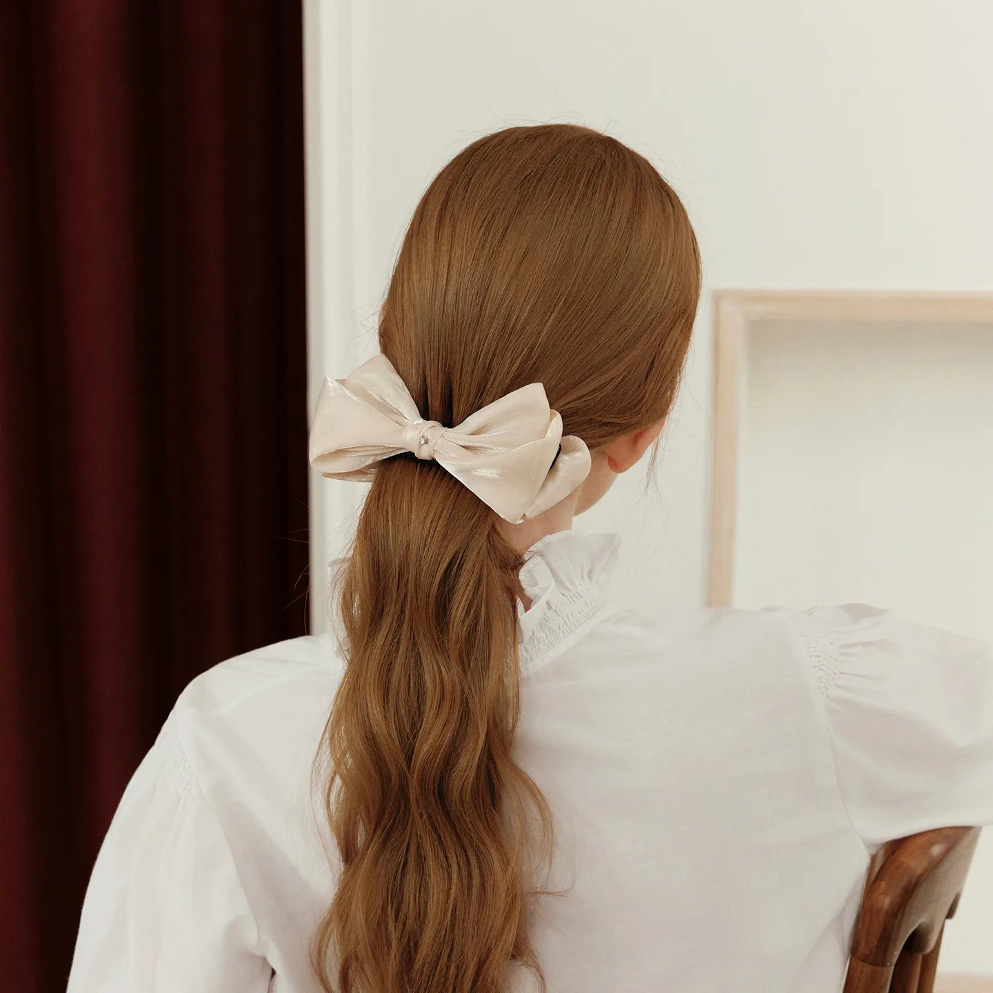 Trinity Bow Style Ponytail Banana Clip - EVITA PERONI OFFICIAL