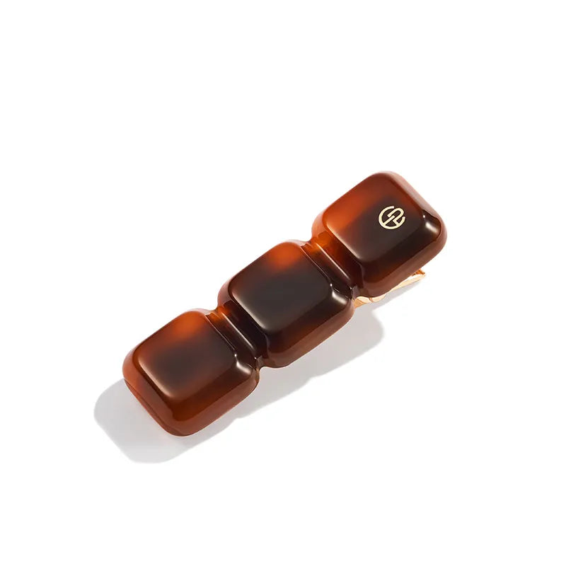 Chocolate Fantasia Juniper Pelican Jaw Clip - EVITA PERONI OFFICIAL