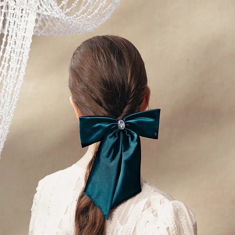 Joanne Bow Velvet Large Barrette