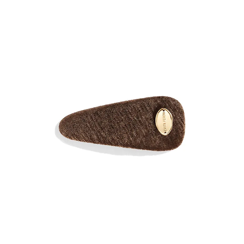 Cassia Velvet Snap Clip