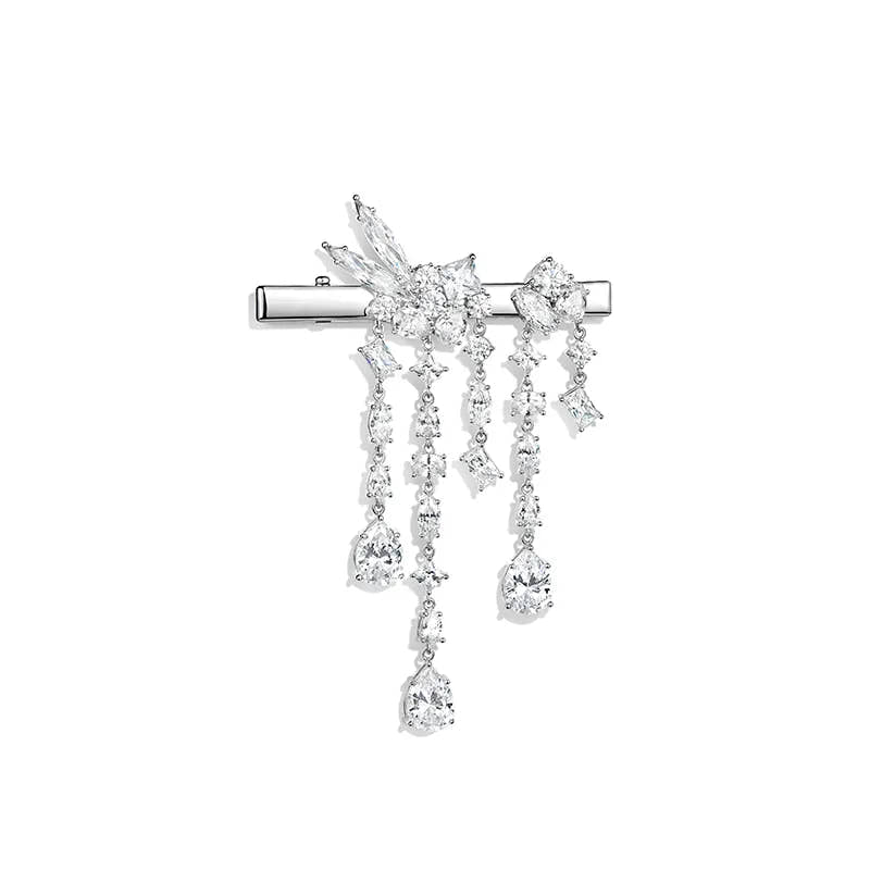 Tessa Crystal Pelican Jaw Clip - EVITA PERONI OFFICIAL