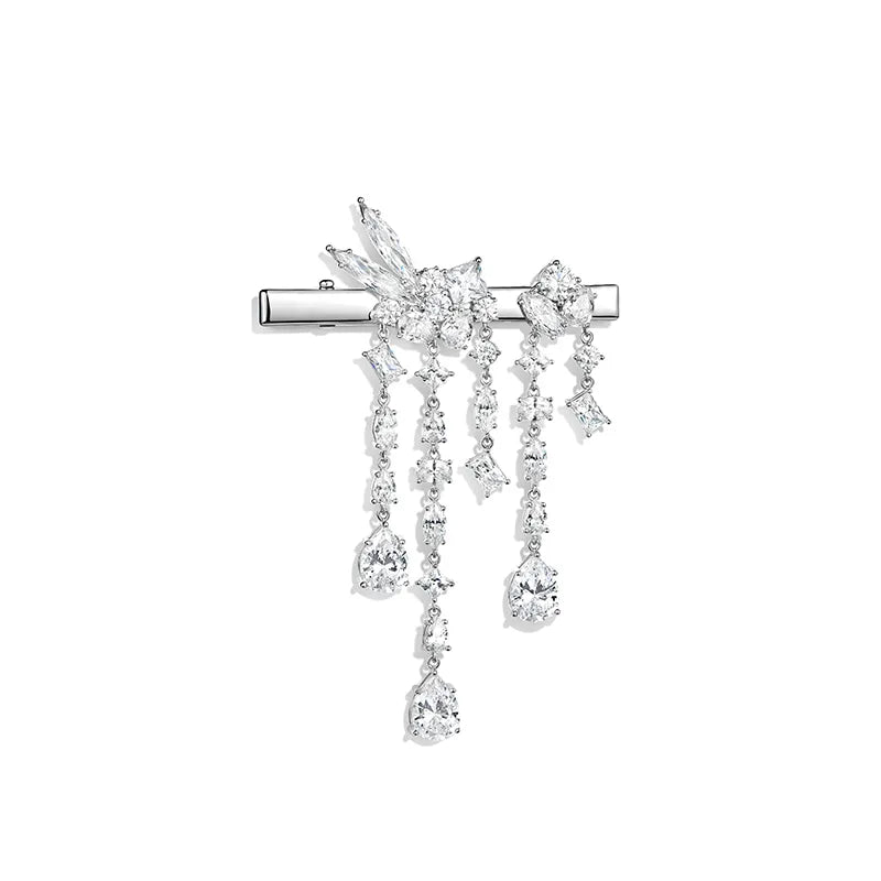 Tessa Crystal Pelican Jaw Clip