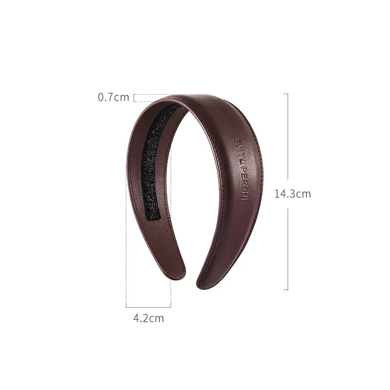 Lester Cowhide Wide Headband