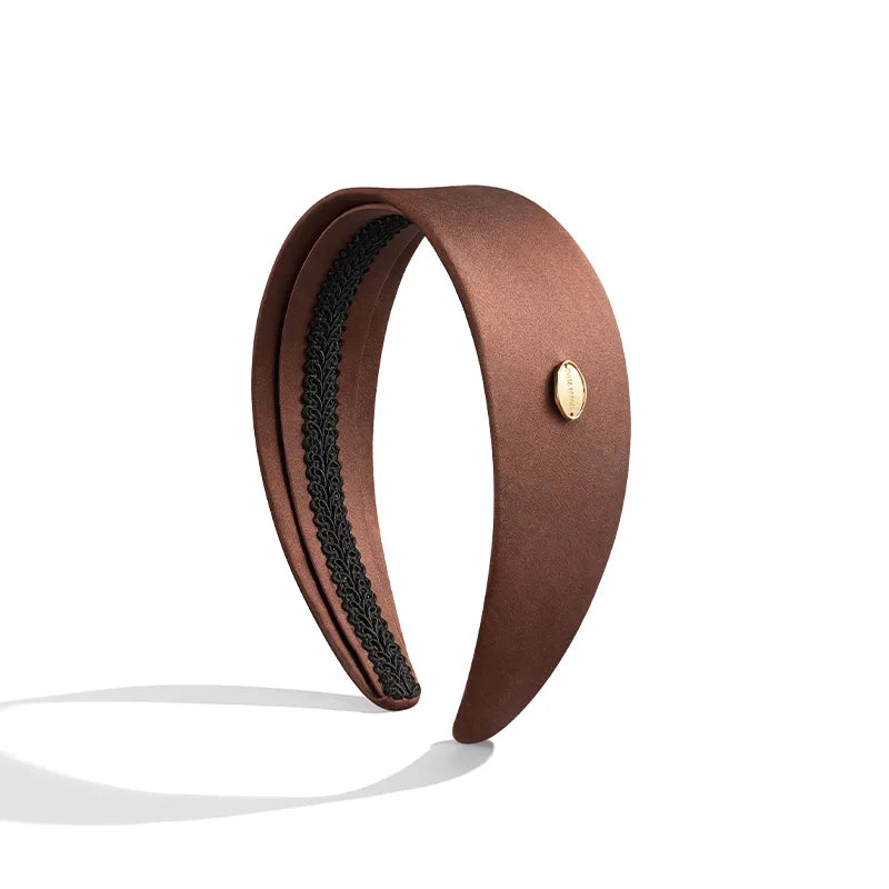 Maggie Mulberry Silk Wide Headband - EVITA PERONI OFFICIAL