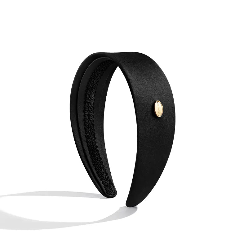 Maggie Mulberry Silk Wide Headband - EVITA PERONI OFFICIAL