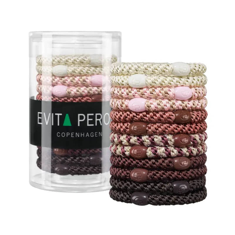 Roxanne Thick Hair Tie Pony Elastic Ponytail Holder (12 pcs) - EVITA PERONI OFFICIAL