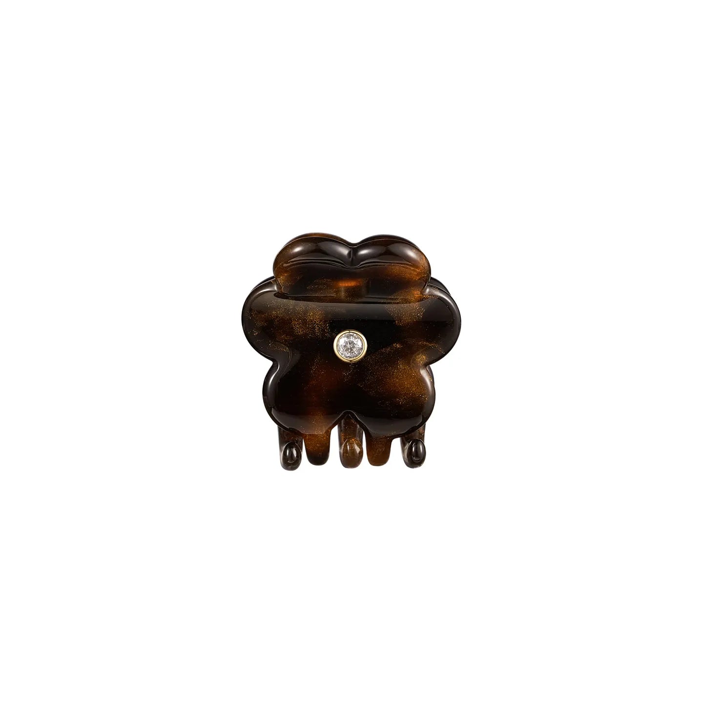 Ruby Flower Mini Hair Claw