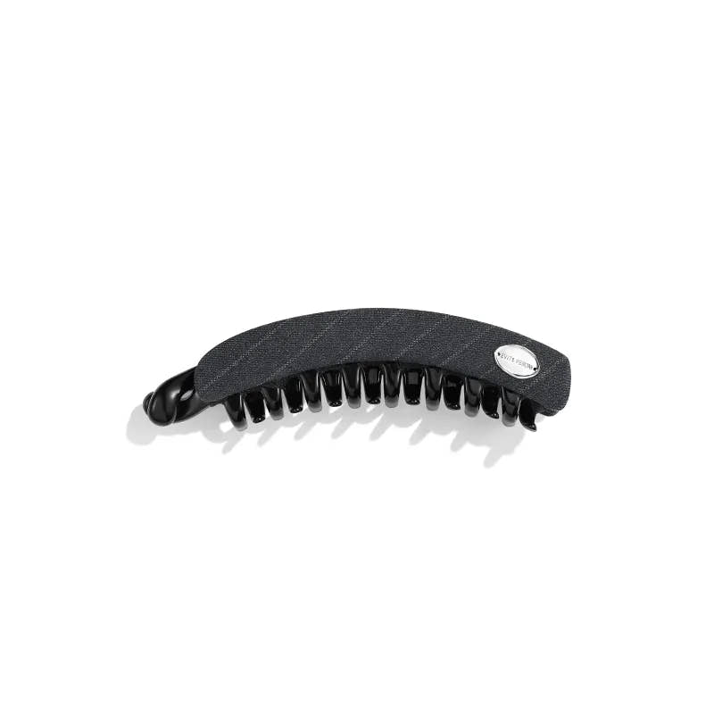 Maeve Banana Clip in Suiting Fabric