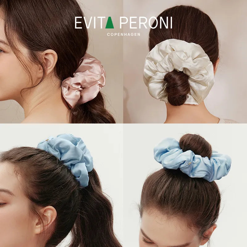 Cloud Reverie Large Silk Scrunchie