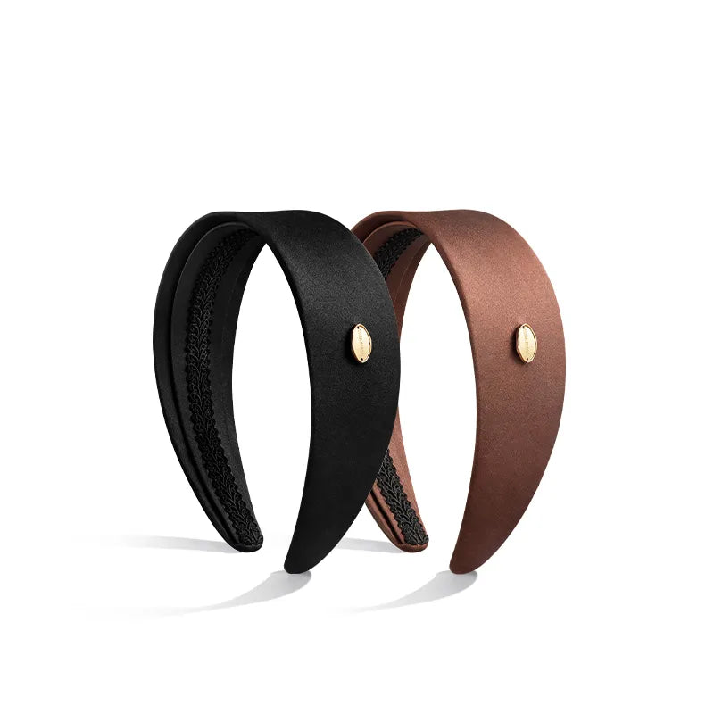 Maggie Mulberry Silk Wide Headband - EVITA PERONI OFFICIAL