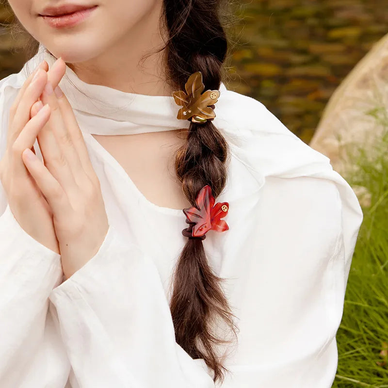 Adelaide Red Maple Hair Ties