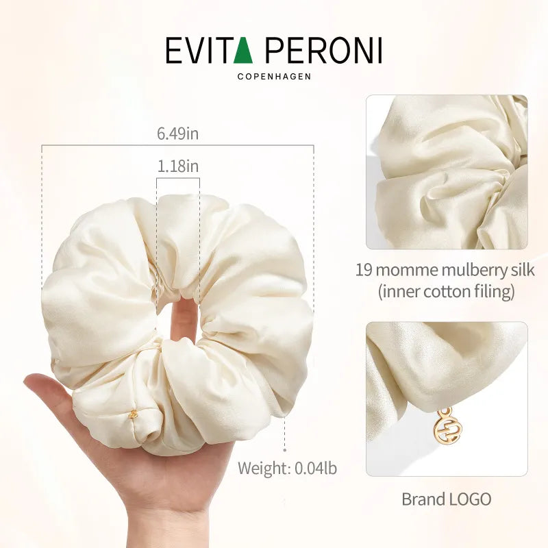 Cloud Reverie Large Silk Scrunchie