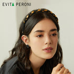 Erin Metal Chain PU Headband - EVITA PERONI OFFICIAL
