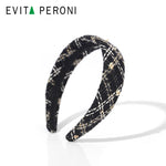 Adela Woolen Fabric Headband - EVITA PERONI OFFICIAL