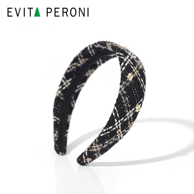 Adela Woolen Fabric Headband - EVITA PERONI OFFICIAL