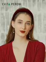 Classic Velvet Padded Headband - EVITA PERONI OFFICIAL