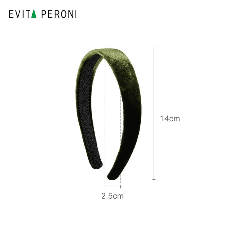 Classic Velvet Wide Headband - EVITA PERONI OFFICIAL