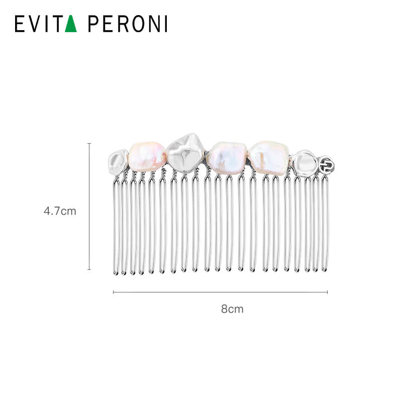 Special shaped Pearl Side Comb - EVITA PERONI OFFICIAL