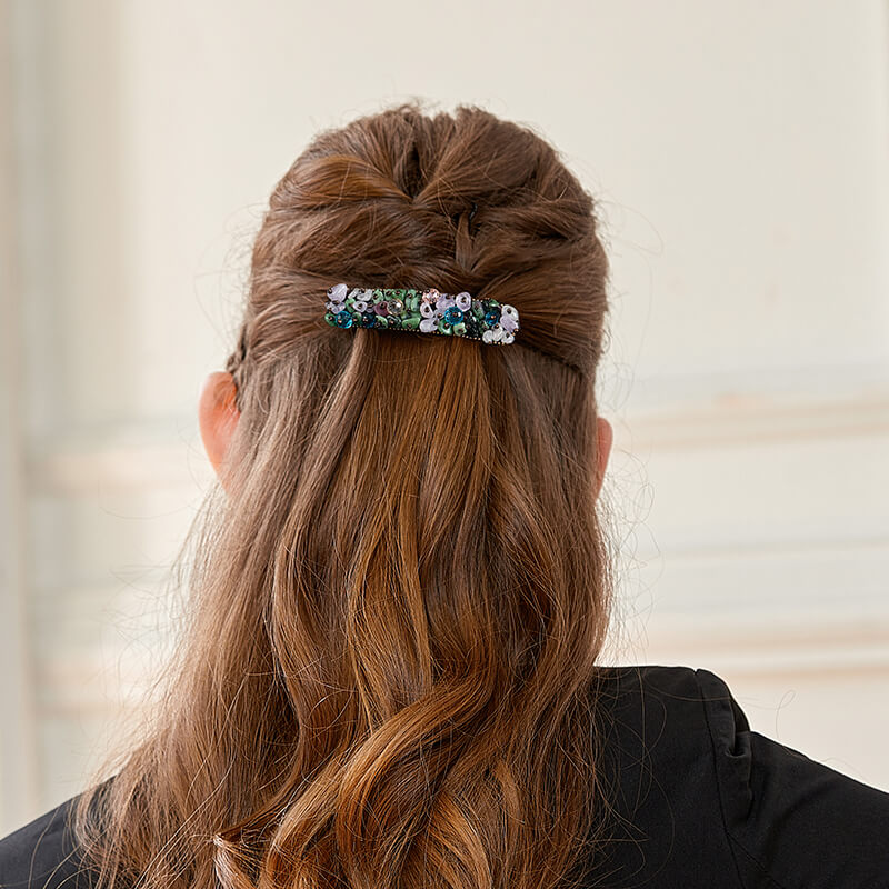 Hyacinth Medium Barrettes - EVITA PERONI OFFICIAL