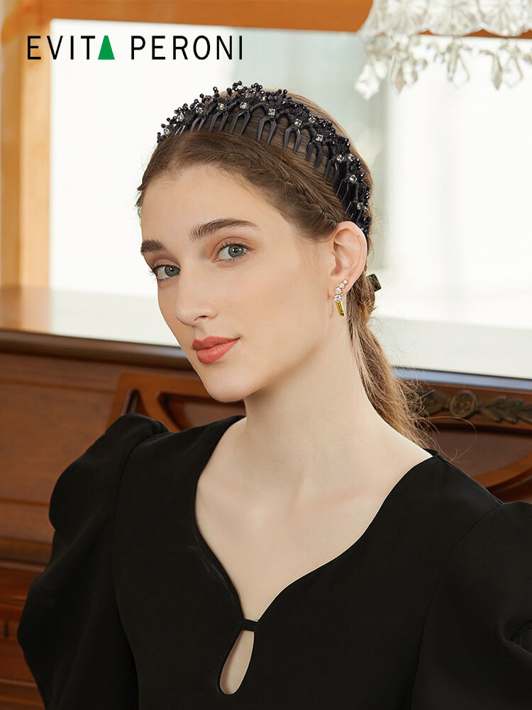 Eleanor Tiara Headband - EVITA PERONI OFFICIAL