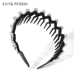 Berry Tiara Pearls Headband - EVITA PERONI OFFICIAL