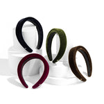 Classic Velvet Padded Headband - EVITA PERONI OFFICIAL