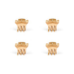 Classic Zu Mini Hair Claw (4pcs) - EVITA PERONI OFFICIAL